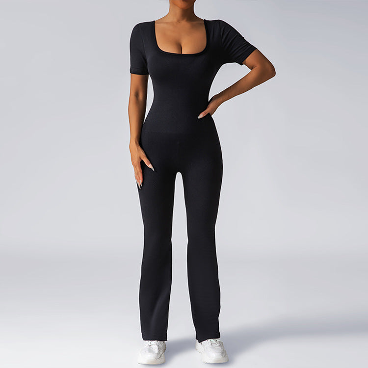 Sexy Flare Pants Yoga Jumpsuit