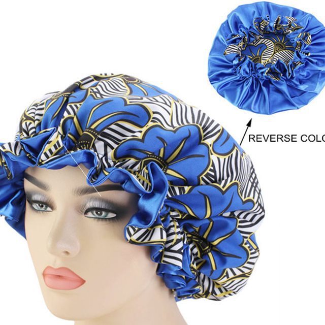 Ankara Print Bonnet Sleep Cap