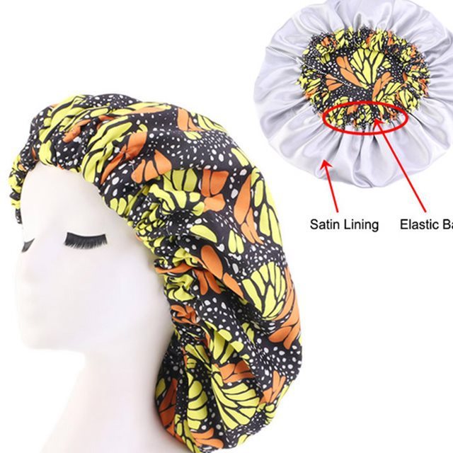 Ankara Print Bonnet Sleep Cap