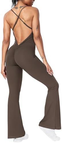 Sexy BacklessFlare Jumpsuits