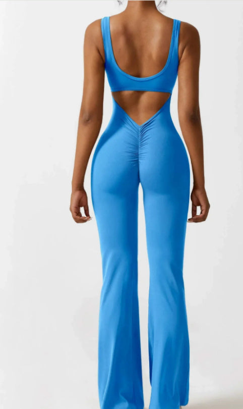 Sexy Yoga Scrunchy Jumpsuit