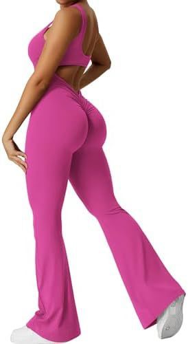 Sexy BacklessFlare Jumpsuits