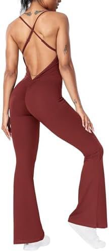 Sexy BacklessFlare Jumpsuits