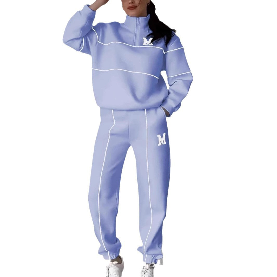 2 Piece Classic Lounge Pullover Sweatsuit