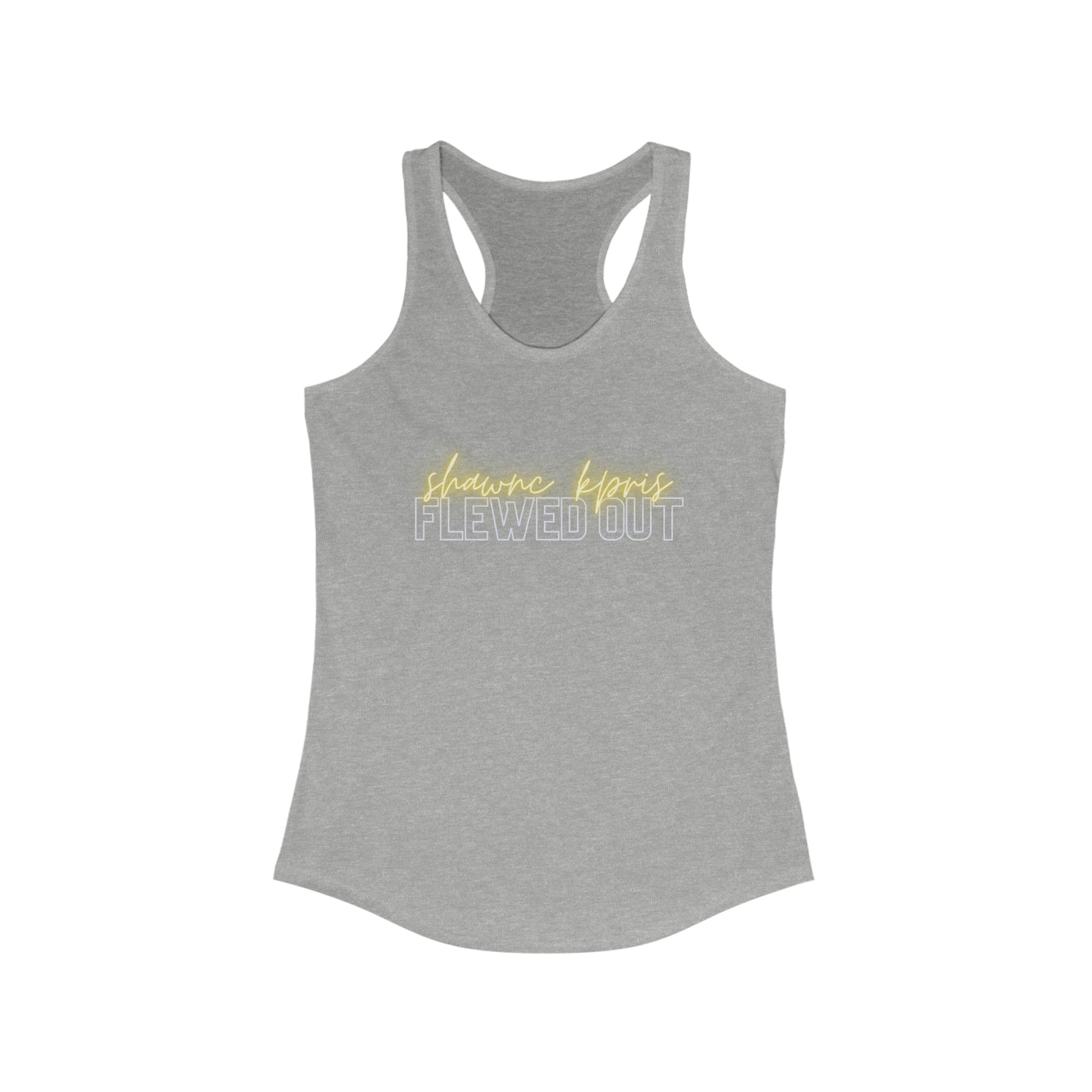 Flewed out Racerback Tank