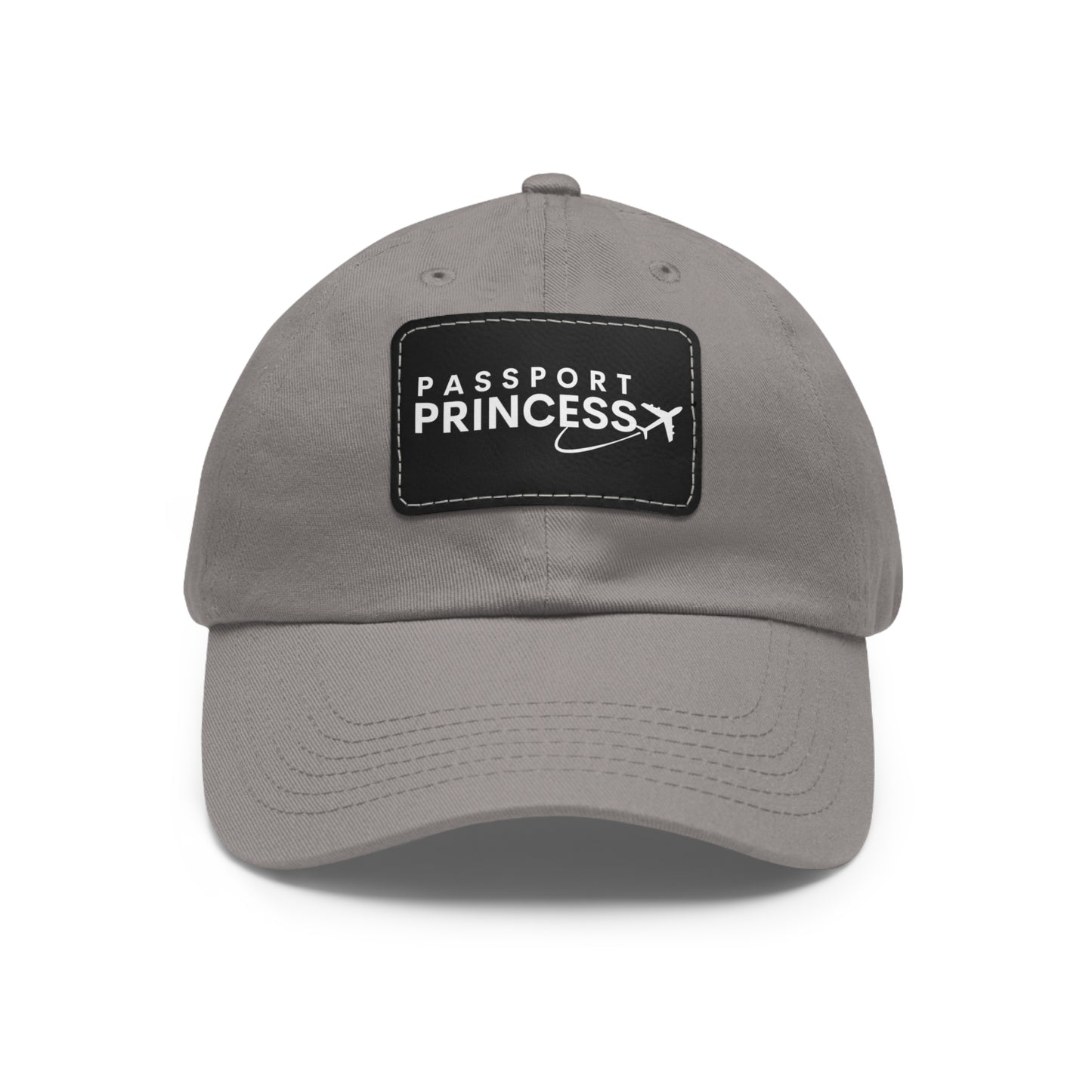 Passport Princess Dad Hat with Leather Patch