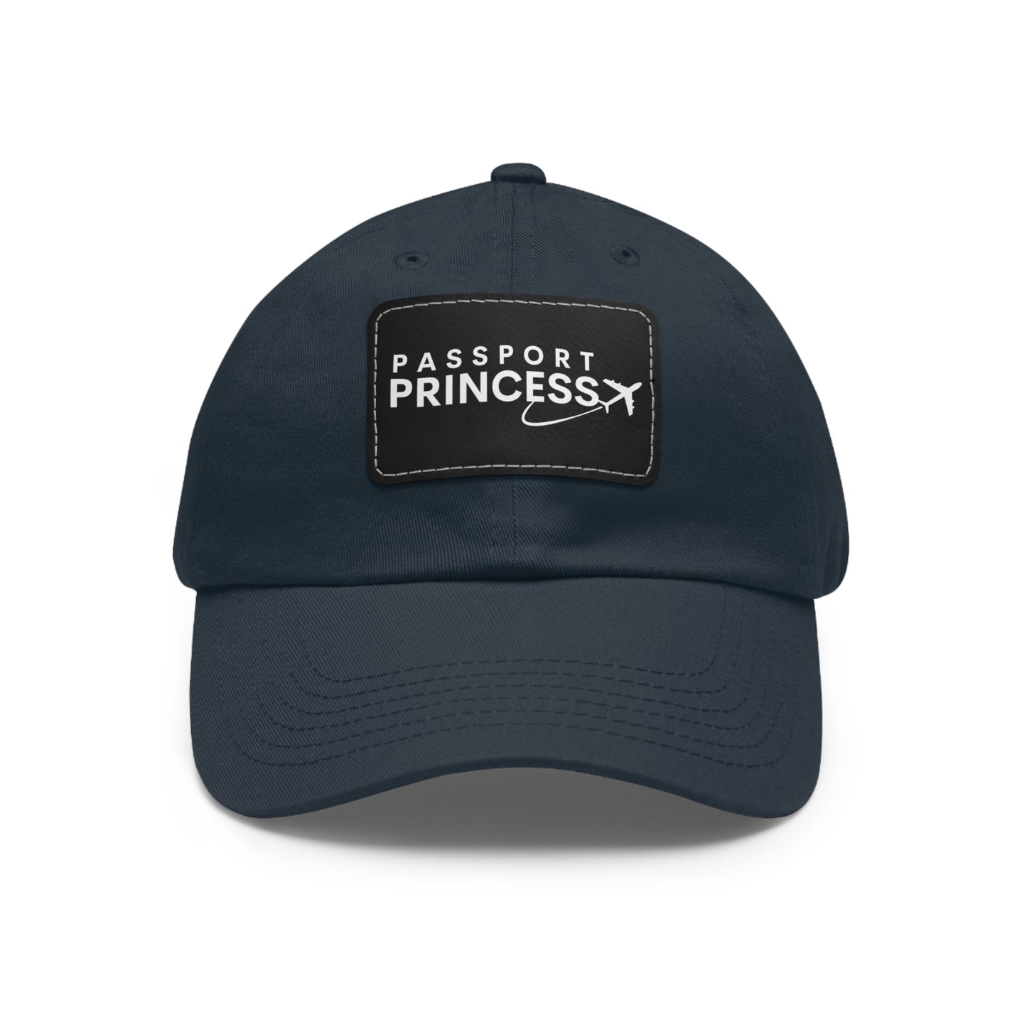 Passport Princess Dad Hat with Leather Patch