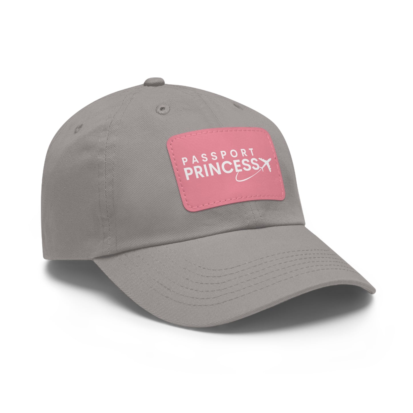 Passport Princess Dad Hat with Leather Patch