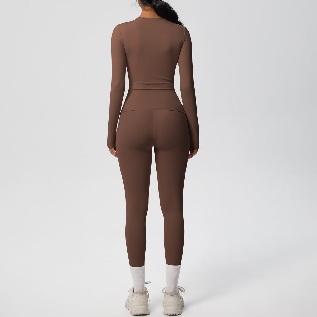 Fall Double-sided Long Sleeve Yoga Suit