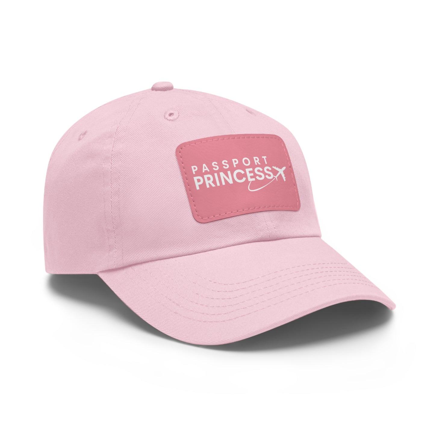 Passport Princess Dad Hat with Leather Patch