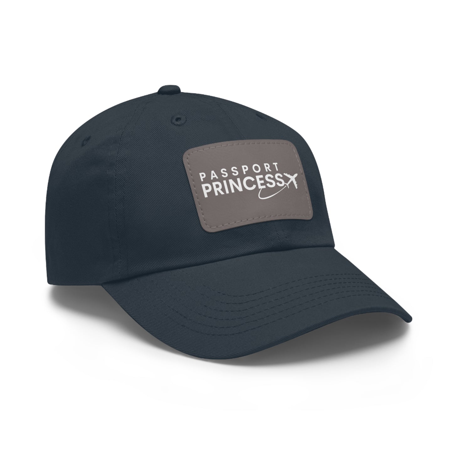 Passport Princess Dad Hat with Leather Patch