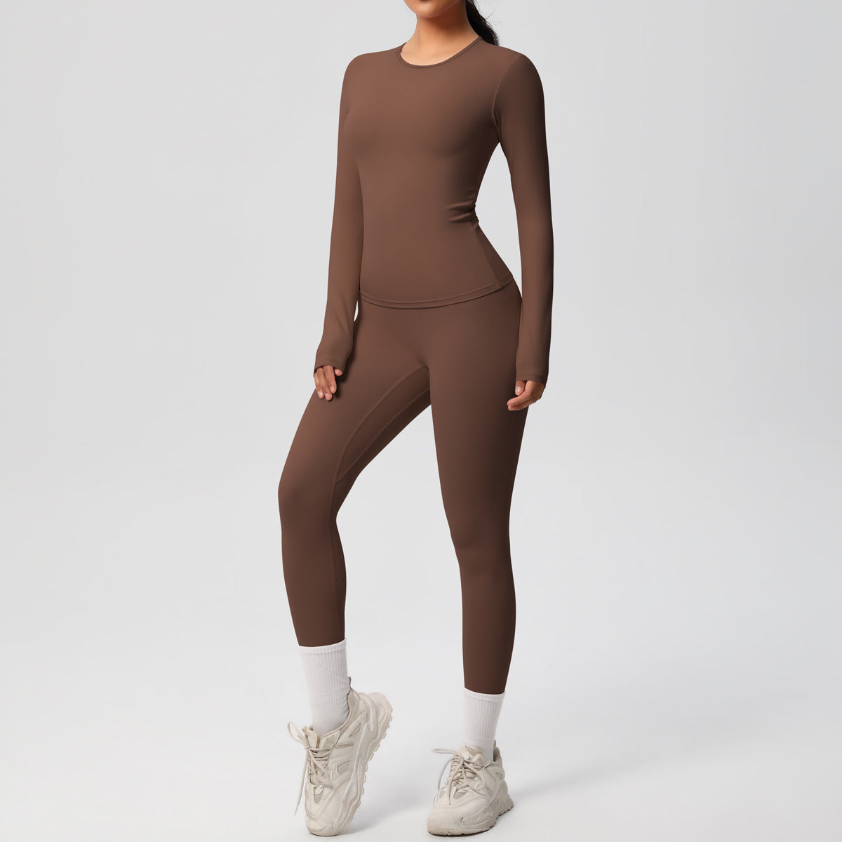Fall Double-sided Long Sleeve Yoga Suit