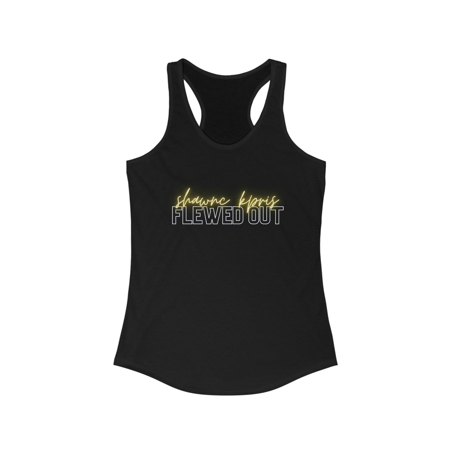 Flewed out Racerback Tank