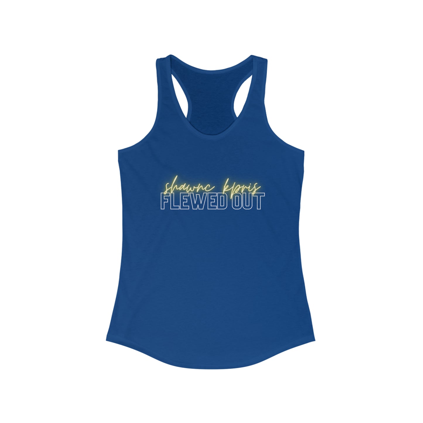 Flewed out Racerback Tank