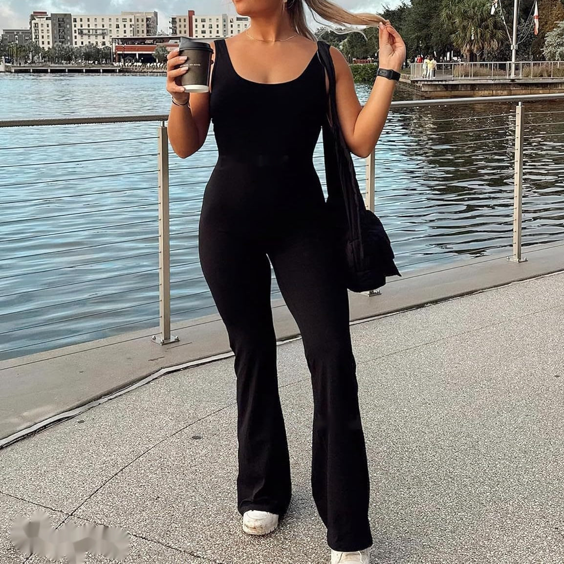Sexy BacklessFlare Jumpsuits