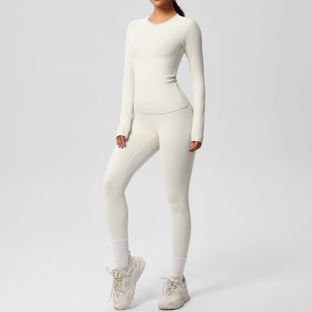 Fall Double-sided Long Sleeve Yoga Suit