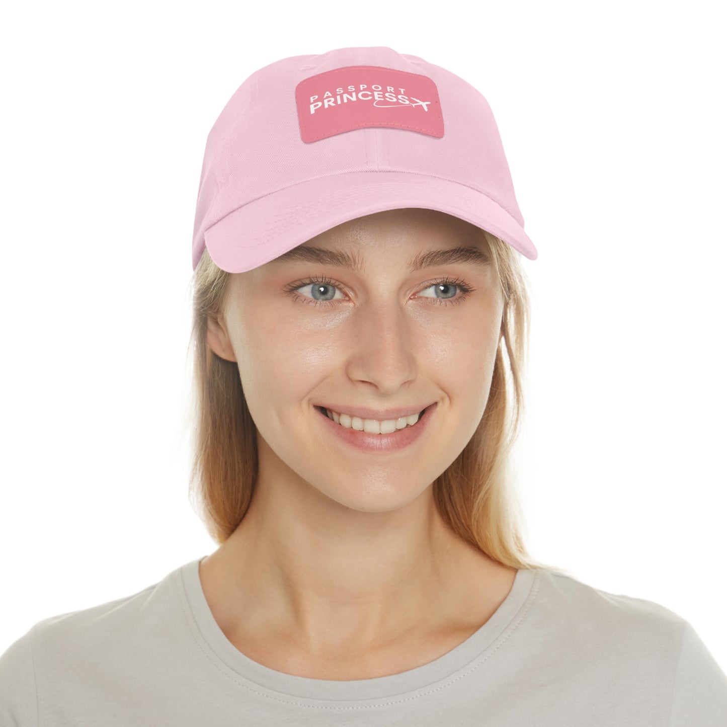 Passport Princess Dad Hat with Leather Patch