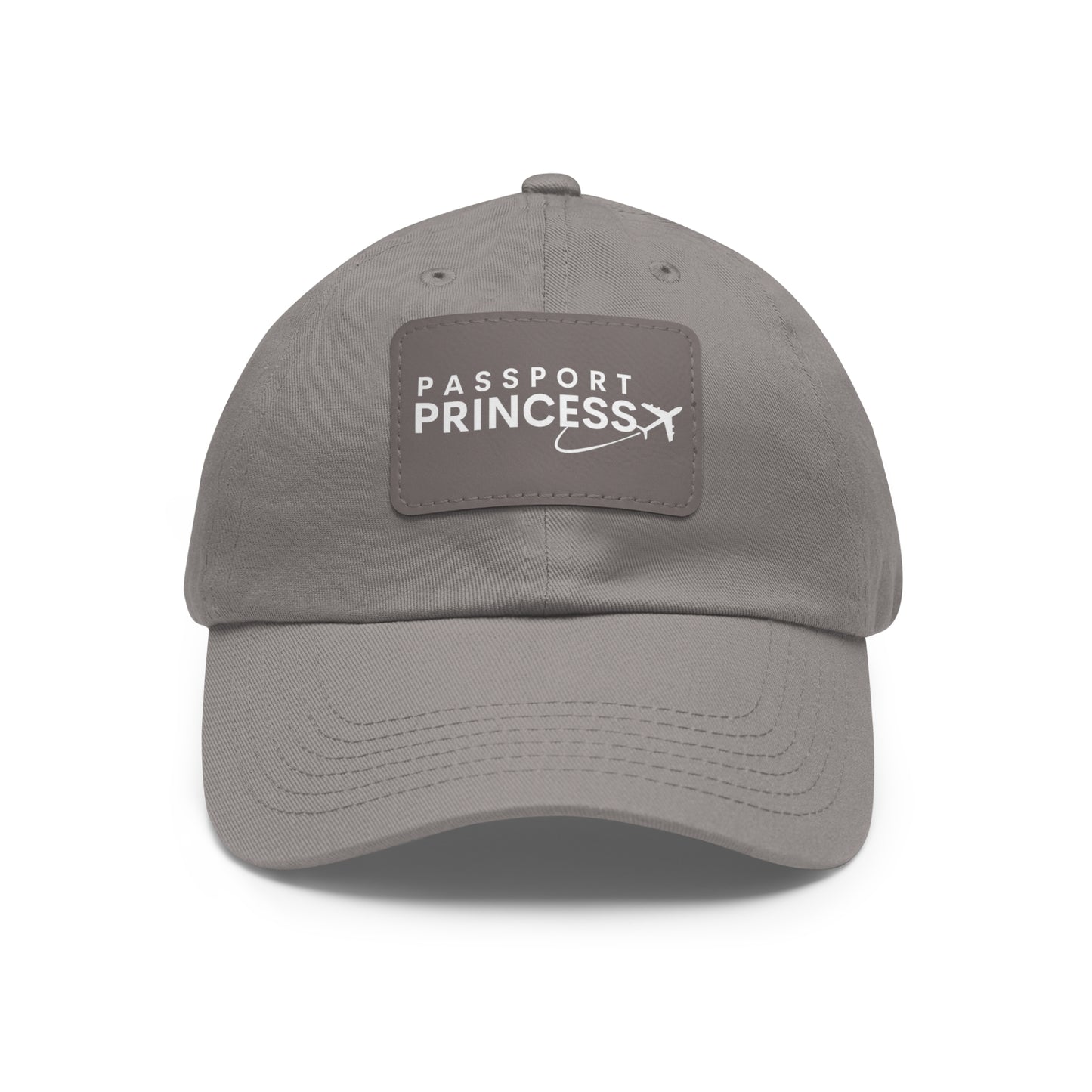 Passport Princess Dad Hat with Leather Patch