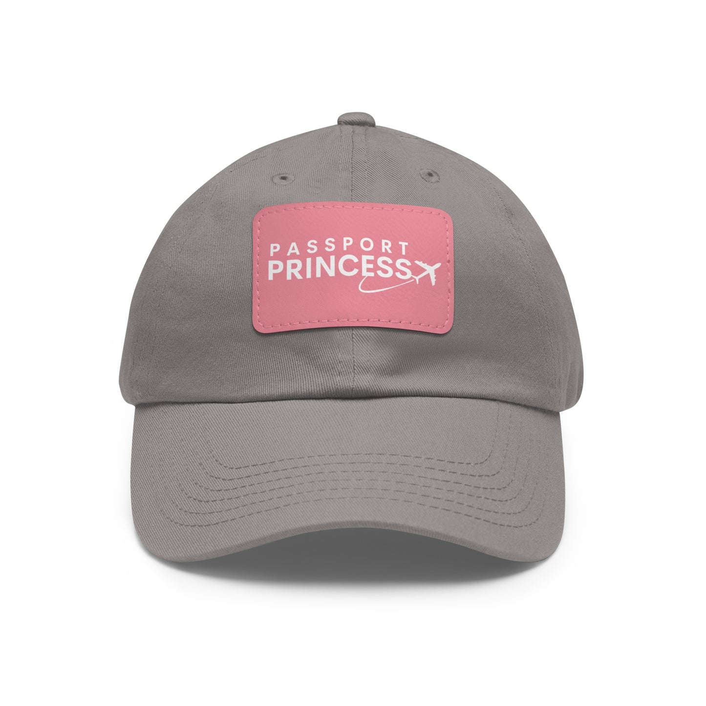 Passport Princess Dad Hat with Leather Patch