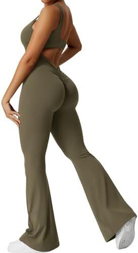 Sexy BacklessFlare Jumpsuits