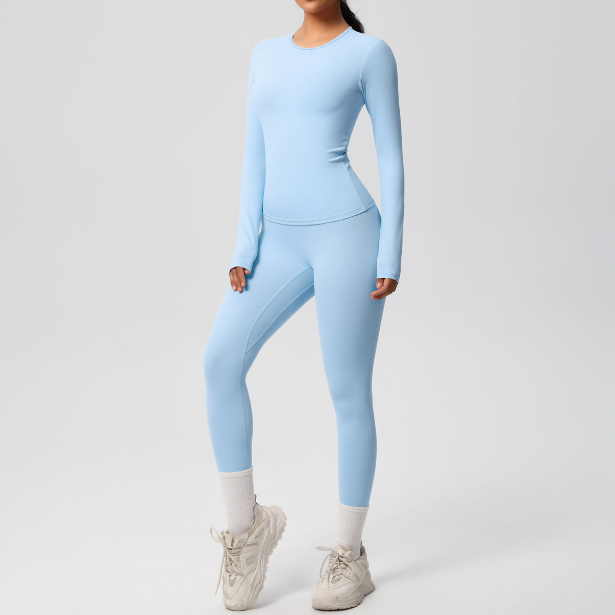 Fall Double-sided Long Sleeve Yoga Suit