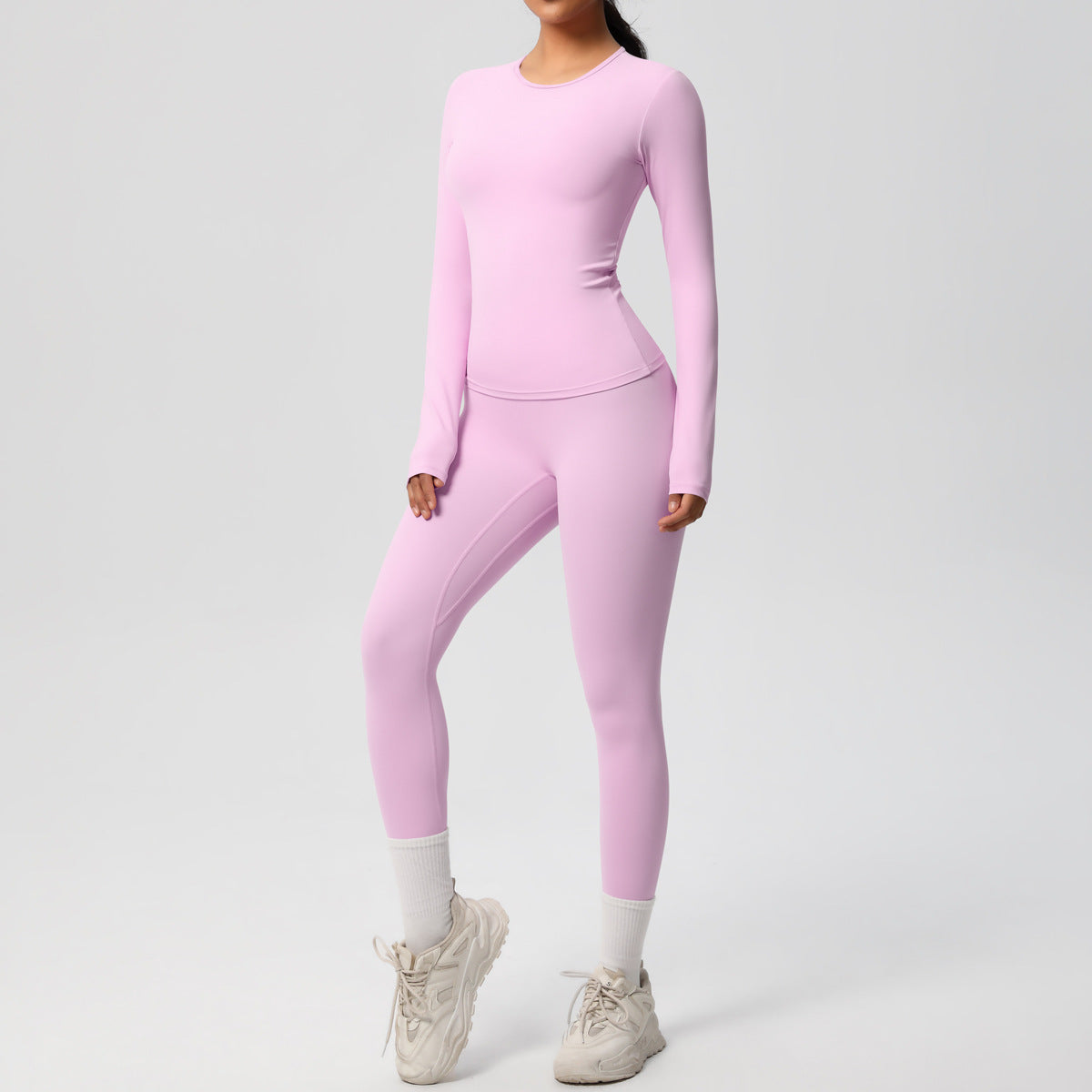 Fall Double-sided Long Sleeve Yoga Suit