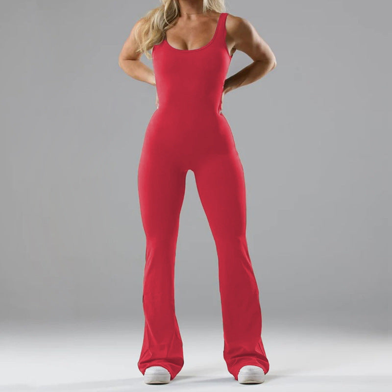 Sexy Yoga Scrunchy Jumpsuit