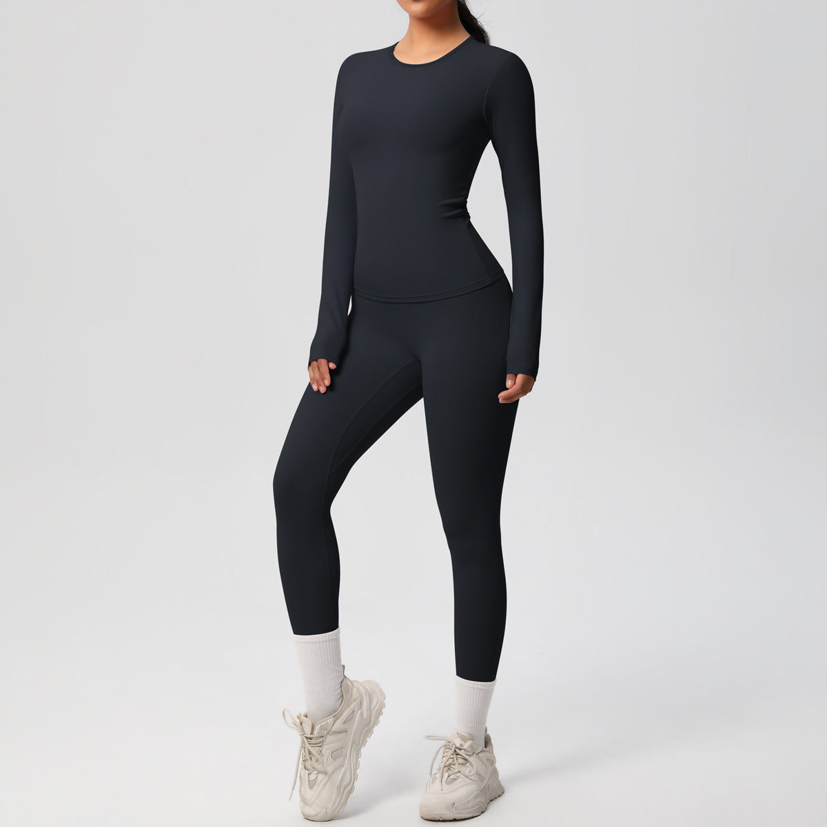Fall Double-sided Long Sleeve Yoga Suit