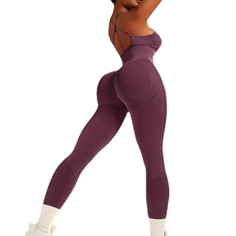 Seamless Yoga Booty Lifting Set