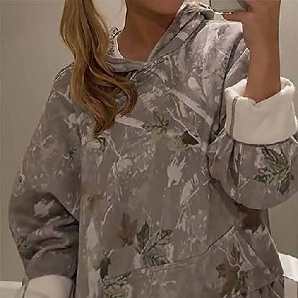 Cutsey Fall Camo Hoodie