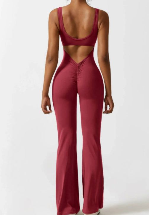 Sexy Yoga Scrunchy Jumpsuit