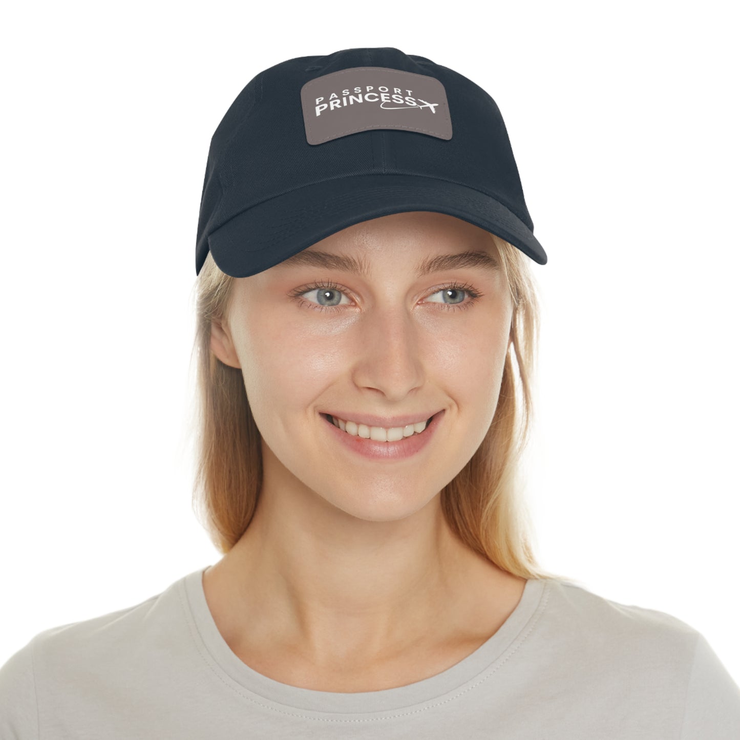 Passport Princess Dad Hat with Leather Patch