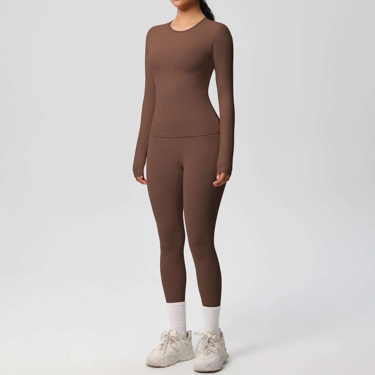 Fall Double-sided Long Sleeve Yoga Suit