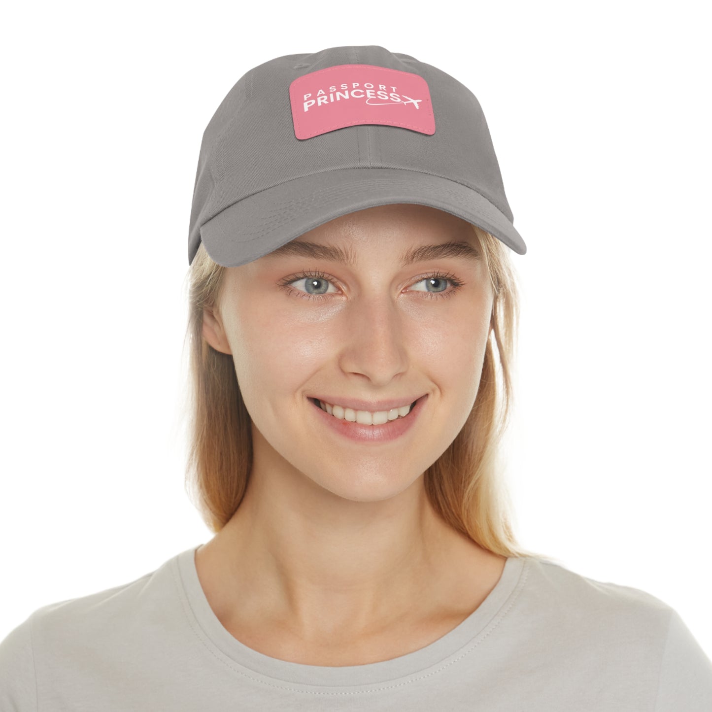 Passport Princess Dad Hat with Leather Patch