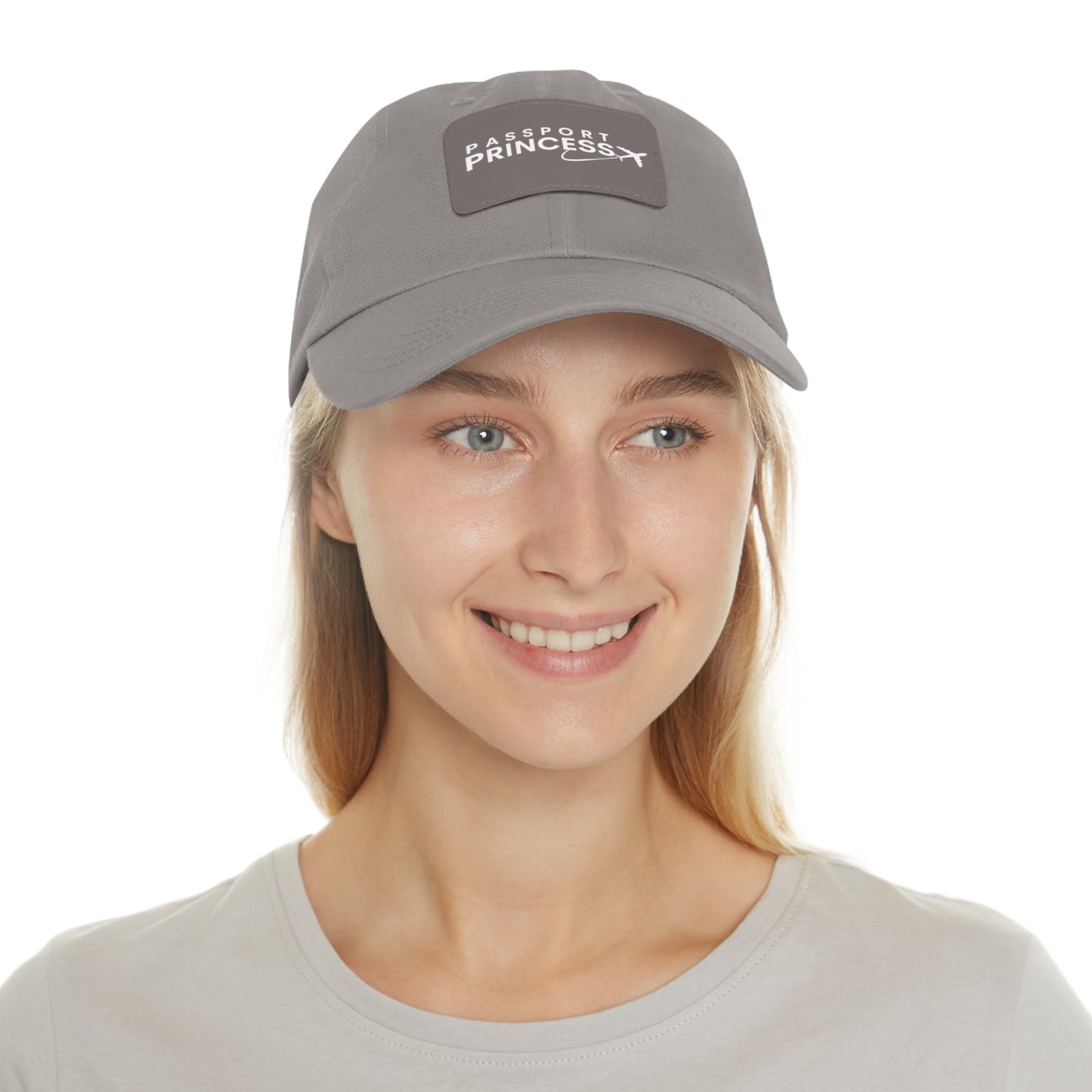 Passport Princess Dad Hat with Leather Patch