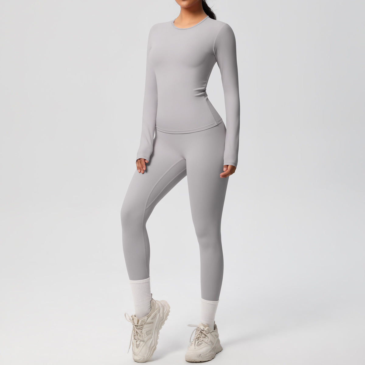 Fall Double-sided Long Sleeve Yoga Suit