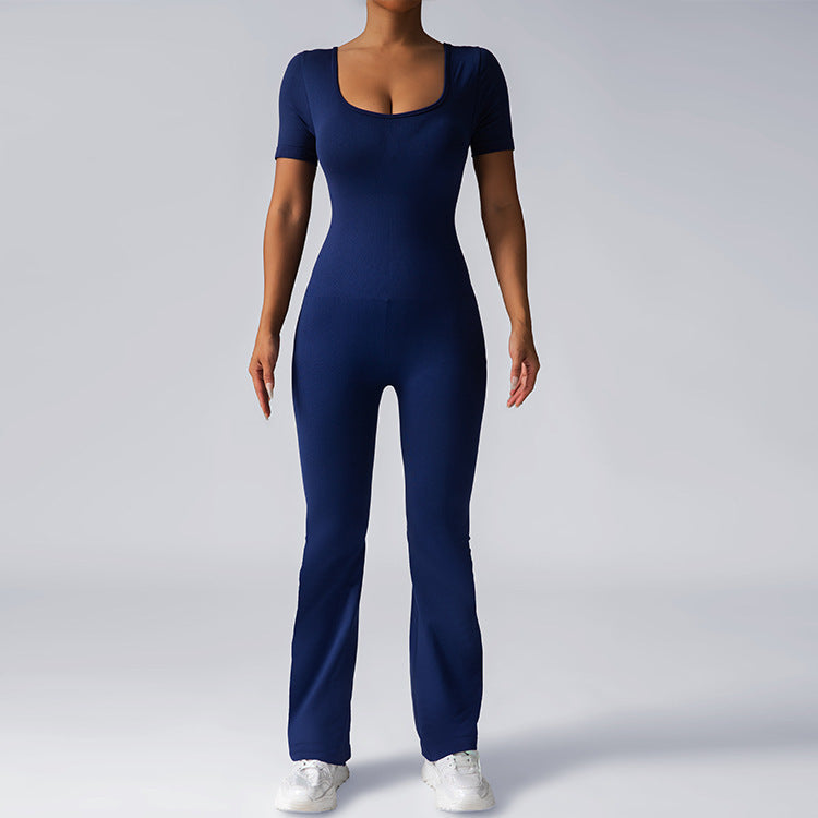 Sexy Flare Pants Yoga Jumpsuit
