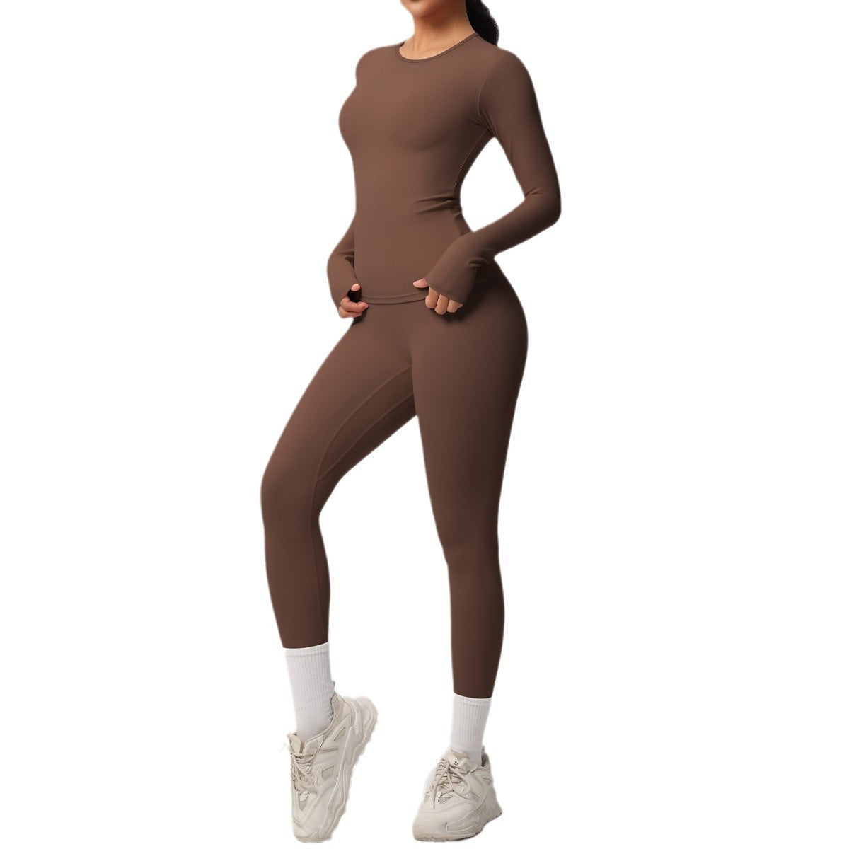 Fall Double-sided Long Sleeve Yoga Suit
