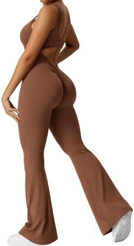 Sexy BacklessFlare Jumpsuits