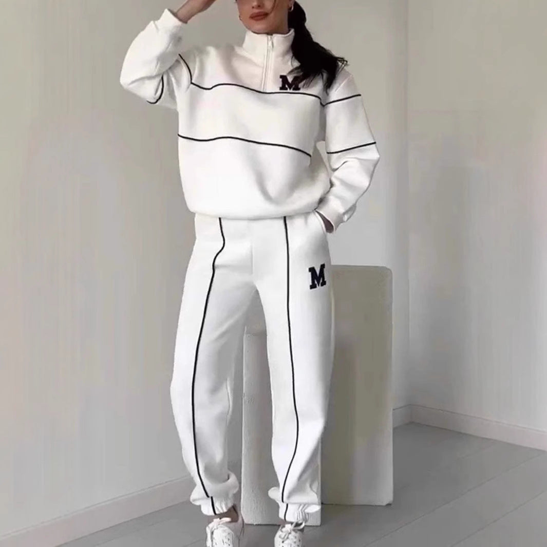 2 Piece Classic Lounge Pullover Sweatsuit