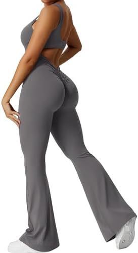 Sexy BacklessFlare Jumpsuits