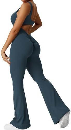 Sexy BacklessFlare Jumpsuits