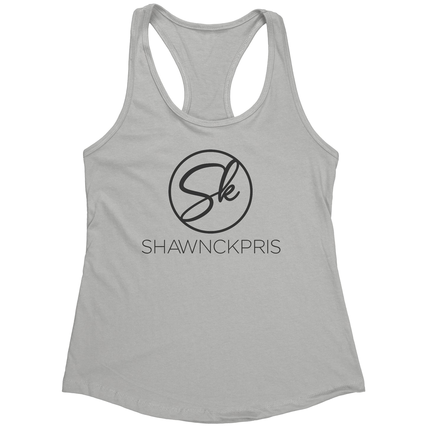 Shawnc Kpris  Racerback Tank- Black Logo